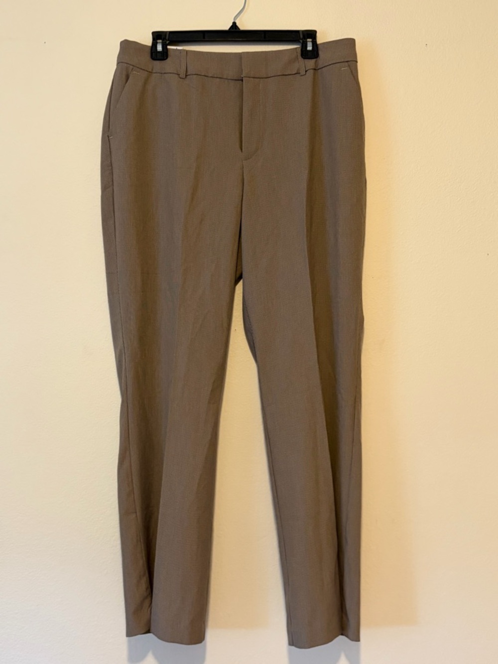 Nine West Women's Paperbag Waist Wide Leg High Rise Dress Trousers Size 14